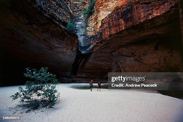 cathedral gorge. - western australia stock-fotos und bilder