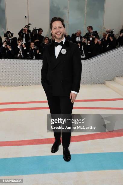 Derek Blasberg attends The 2023 Met Gala Celebrating "Karl Lagerfeld: A Line Of Beauty" at The Metropolitan Museum of Art on May 01, 2023 in New York...