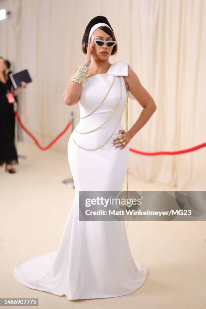 La La Anthony attends The 2023 Met Gala Celebrating "Karl Lagerfeld: A Line Of Beauty" at The Metropolitan Museum of Art on May 01, 2023 in New York...