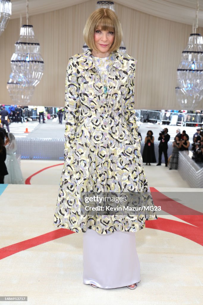 The 2023 Met Gala Celebrating "Karl Lagerfeld: A Line Of Beauty" - Red Carpet