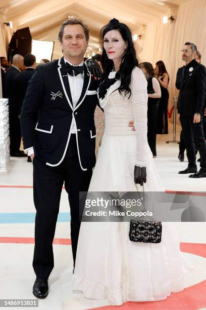Harry Kargman and Jill Kargman attend The 2023 Met Gala Celebrating "Karl Lagerfeld: A Line Of Beauty" at The Metropolitan Museum of Art on May 01,...