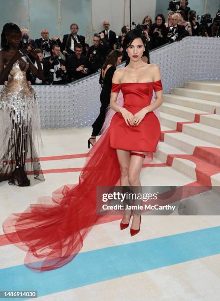 Kelsey Asbille Chow attends The 2023 Met Gala Celebrating "Karl Lagerfeld: A Line Of Beauty" at The Metropolitan Museum of Art on May 01, 2023 in New...