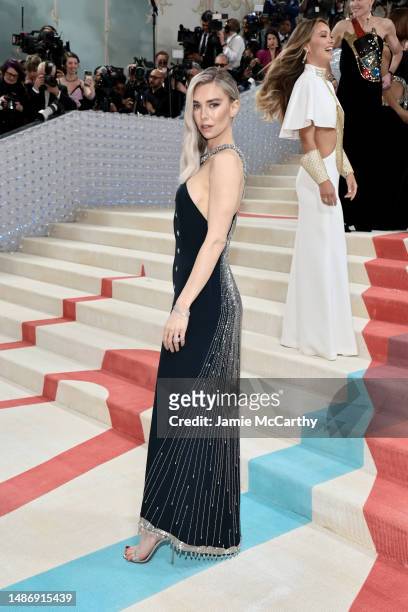 Vanessa Kirby attends The 2023 Met Gala Celebrating "Karl Lagerfeld: A Line Of Beauty" at The Metropolitan Museum of Art on May 01, 2023 in New York...