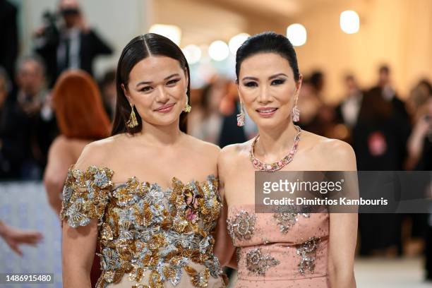 Grace Murdoch and Wendi Murdoch attend The 2023 Met Gala Celebrating "Karl Lagerfeld: A Line Of Beauty" at The Metropolitan Museum of Art on May 01,...