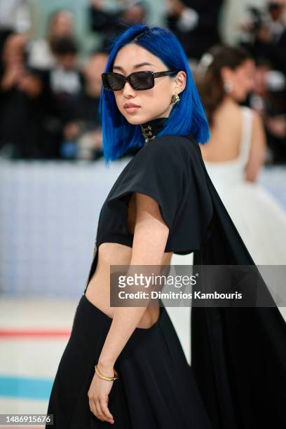 Margaret Zhang attends The 2023 Met Gala Celebrating "Karl Lagerfeld: A Line Of Beauty" at The Metropolitan Museum of Art on May 01, 2023 in New York...