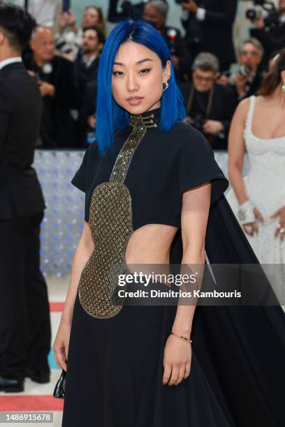 Margaret Zhang attends The 2023 Met Gala Celebrating "Karl Lagerfeld: A Line Of Beauty" at The Metropolitan Museum of Art on May 01, 2023 in New York...