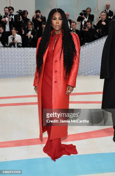 Gabrielle Union attends The 2023 Met Gala Celebrating "Karl Lagerfeld: A Line Of Beauty" at The Metropolitan Museum of Art on May 01, 2023 in New...