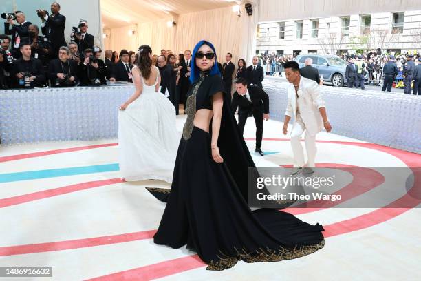 Margaret Zhang attends The 2023 Met Gala Celebrating "Karl Lagerfeld: A Line Of Beauty" at The Metropolitan Museum of Art on May 01, 2023 in New York...