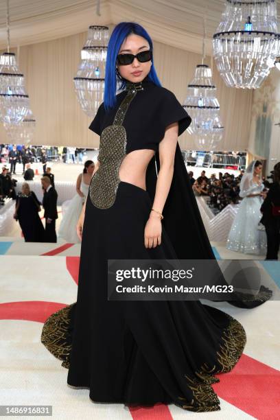 Margaret Zhang attends The 2023 Met Gala Celebrating "Karl Lagerfeld: A Line Of Beauty" at The Metropolitan Museum of Art on May 01, 2023 in New York...