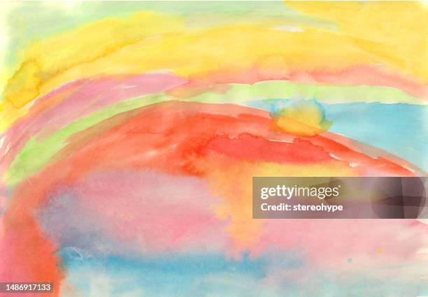ilustraciones, imágenes clip art, dibujos animados e iconos de stock de vivid amanecer - pluma tinta
