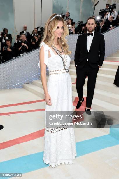 Brooklyn Decker attends The 2023 Met Gala Celebrating "Karl Lagerfeld: A Line Of Beauty" at The Metropolitan Museum of Art on May 01, 2023 in New...
