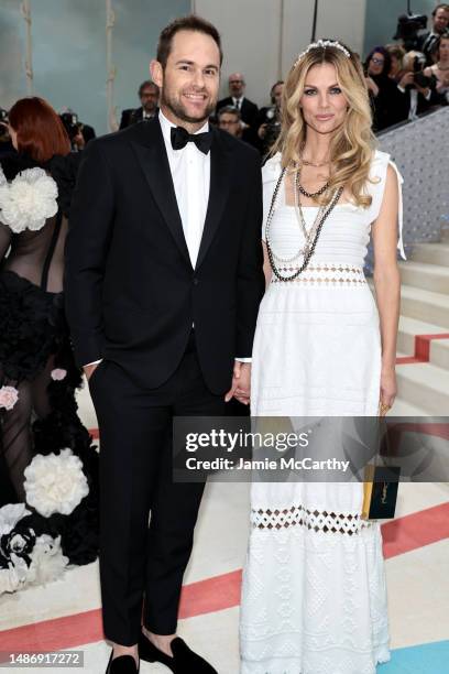 Andy Roddick and Brooklyn Decker attend The 2023 Met Gala Celebrating "Karl Lagerfeld: A Line Of Beauty" at The Metropolitan Museum of Art on May 01,...