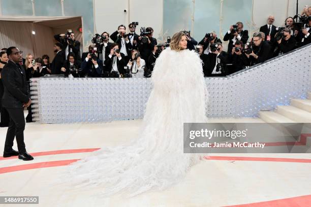 Gisele Bündchen attends The 2023 Met Gala Celebrating "Karl Lagerfeld: A Line Of Beauty" at The Metropolitan Museum of Art on May 01, 2023 in New...