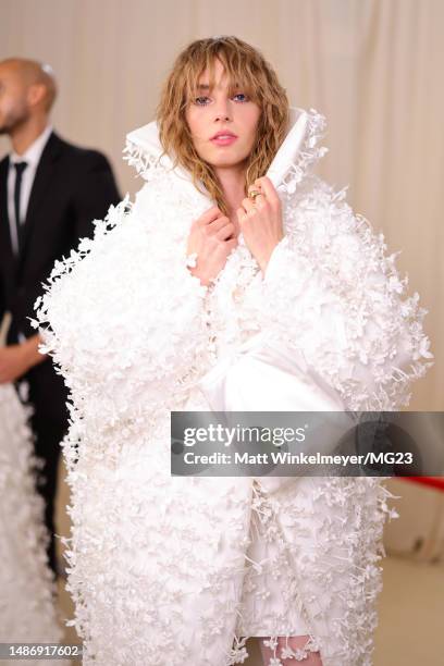 Maya Hawke attends The 2023 Met Gala Celebrating "Karl Lagerfeld: A Line Of Beauty" at The Metropolitan Museum of Art on May 01, 2023 in New York...