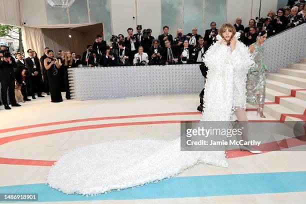 Maya Hawke attends The 2023 Met Gala Celebrating "Karl Lagerfeld: A Line Of Beauty" at The Metropolitan Museum of Art on May 01, 2023 in New York...