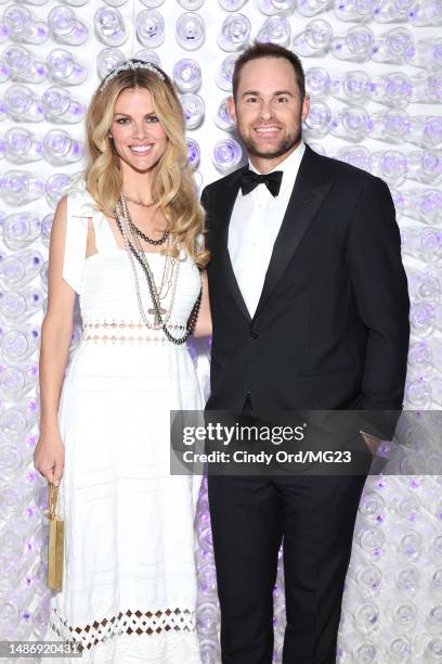 Brooklyn Decker and Andy Roddick attend The 2023 Met Gala Celebrating "Karl Lagerfeld: A Line Of Beauty" at The Metropolitan Museum of Art on May 01,...