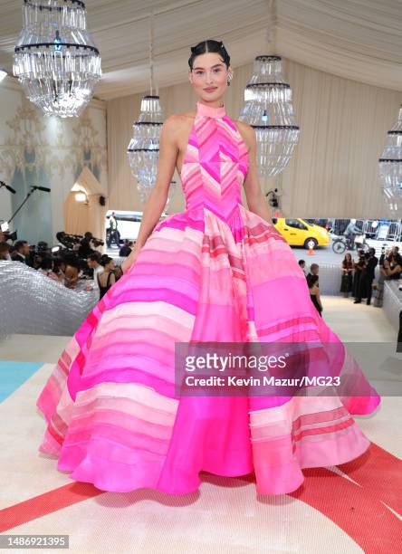 Grace Elizabeth attends The 2023 Met Gala Celebrating "Karl Lagerfeld: A Line Of Beauty" at The Metropolitan Museum of Art on May 01, 2023 in New...