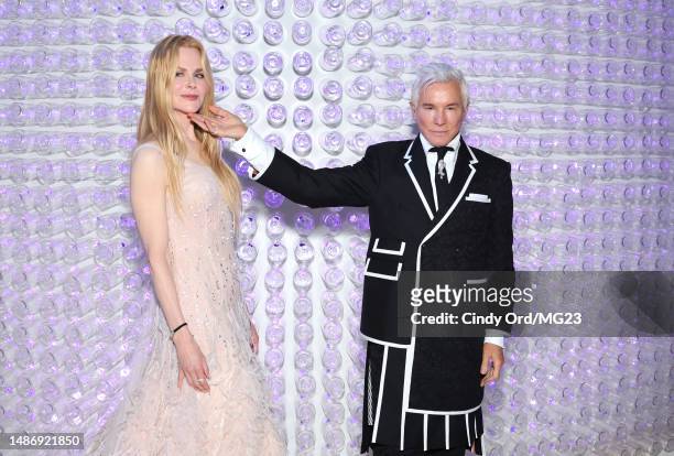 Nicole Kidman and Baz Luhrmann attend The 2023 Met Gala Celebrating "Karl Lagerfeld: A Line Of Beauty" at The Metropolitan Museum of Art on May 01,...