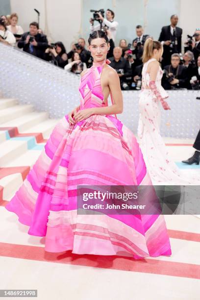 Grace Elizabeth attends The 2023 Met Gala Celebrating "Karl Lagerfeld: A Line Of Beauty" at The Metropolitan Museum of Art on May 01, 2023 in New...