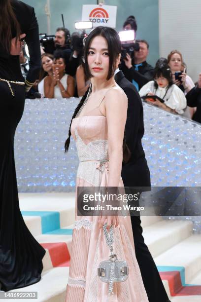 Song Hye-kyo attends The 2023 Met Gala Celebrating "Karl Lagerfeld: A Line Of Beauty" at The Metropolitan Museum of Art on May 01, 2023 in New York...