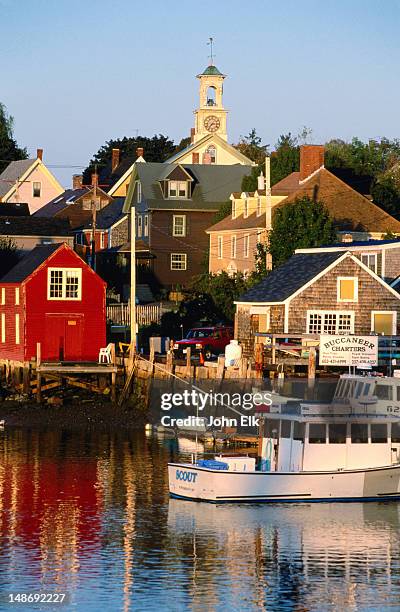 south end, harbour and houses. - portsmouth new hampshire imagens e fotografias de stock