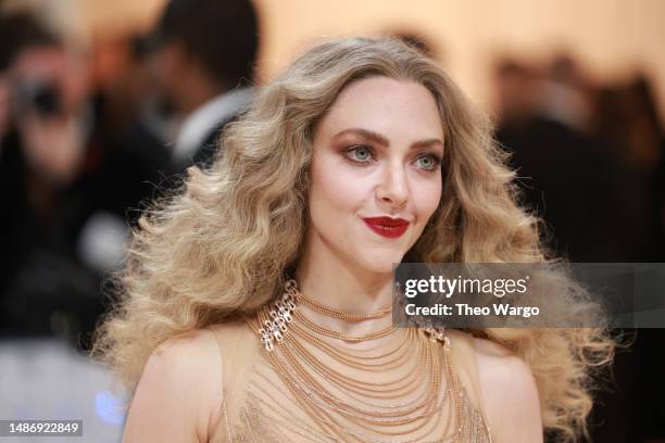 Amanda Seyfried attends The 2023 Met Gala Celebrating "Karl Lagerfeld: A Line Of Beauty" at The Metropolitan Museum of Art on May 01, 2023 in New...