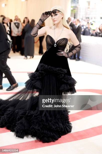 Jessica Chastain attends The 2023 Met Gala Celebrating "Karl Lagerfeld: A Line Of Beauty" at The Metropolitan Museum of Art on May 01, 2023 in New...