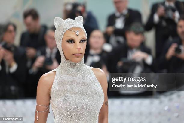 Doja Cat attends The 2023 Met Gala Celebrating "Karl Lagerfeld: A Line Of Beauty" at The Metropolitan Museum of Art on May 01, 2023 in New York City.