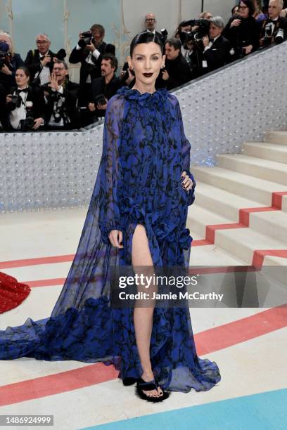 Liberty Ross attends The 2023 Met Gala Celebrating "Karl Lagerfeld: A Line Of Beauty" at The Metropolitan Museum of Art on May 01, 2023 in New York...