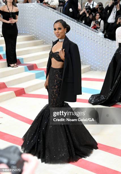 Kerry Washington attends The 2023 Met Gala Celebrating "Karl Lagerfeld: A Line Of Beauty" at The Metropolitan Museum of Art on May 01, 2023 in New...