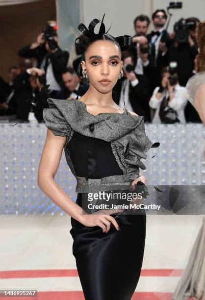 Twigs attends The 2023 Met Gala Celebrating "Karl Lagerfeld: A Line Of Beauty" at The Metropolitan Museum of Art on May 01, 2023 in New York City.