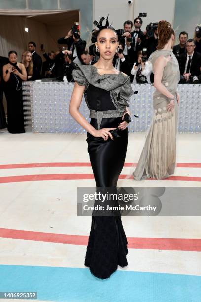 Twigs attends The 2023 Met Gala Celebrating "Karl Lagerfeld: A Line Of Beauty" at The Metropolitan Museum of Art on May 01, 2023 in New York City.