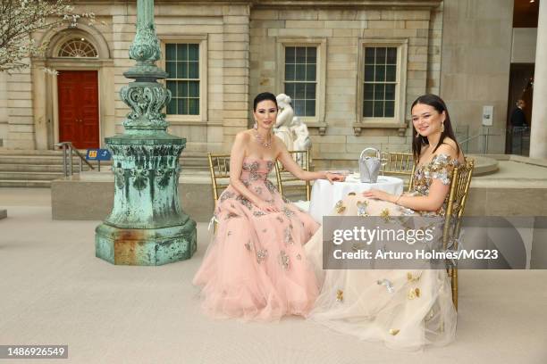 Wendi Murdoch and Grace Murdoch attendThe 2023 Met Gala Celebrating "Karl Lagerfeld: A Line Of Beauty" at The Metropolitan Museum of Art on May 01,...