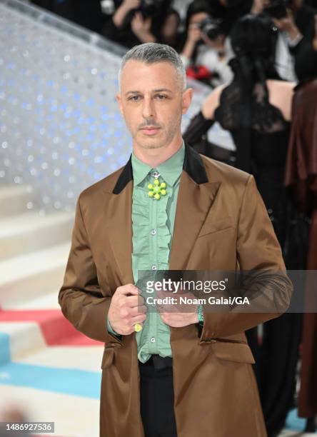 Jeremy Strong attends The 2023 Met Gala Celebrating "Karl Lagerfeld: A Line Of Beauty" at The Metropolitan Museum of Art on May 01, 2023 in New York...