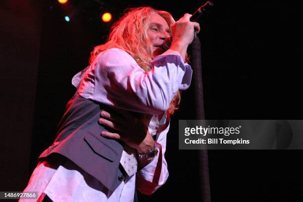 Ed Rolland of Collective Soul performs on October 10th, 2008 in New York City.