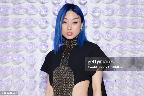 Margaret Zhang attends The 2023 Met Gala Celebrating "Karl Lagerfeld: A Line Of Beauty" at The Metropolitan Museum of Art on May 01, 2023 in New York...