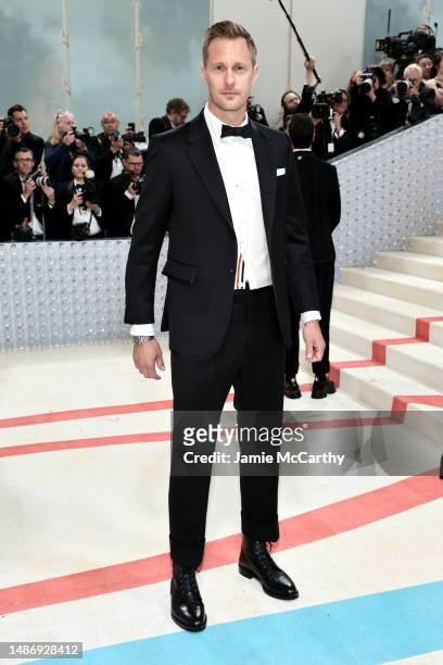 Alexander Skarsgård attends The 2023 Met Gala Celebrating "Karl Lagerfeld: A Line Of Beauty" at The Metropolitan Museum of Art on May 01, 2023 in New...