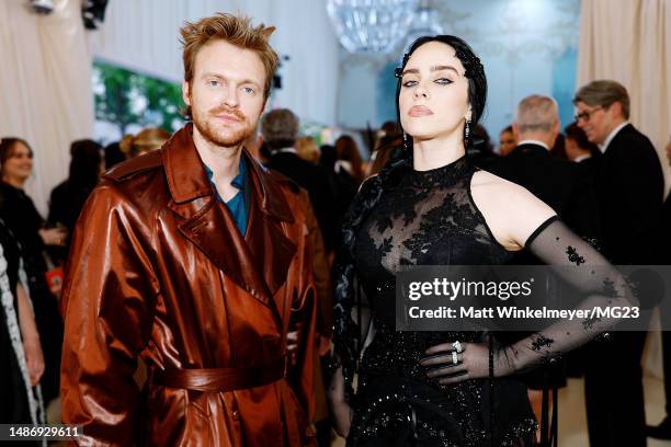 Finneas O'Connell and Billie Eilish attend The 2023 Met Gala Celebrating "Karl Lagerfeld: A Line Of Beauty" at The Metropolitan Museum of Art on May...