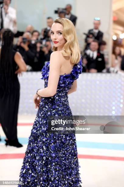 Jodie Comer attends The 2023 Met Gala Celebrating "Karl Lagerfeld: A Line Of Beauty" at The Metropolitan Museum of Art on May 01, 2023 in New York...