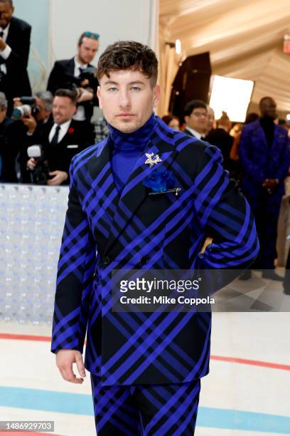 Barry Keoghan attends The 2023 Met Gala Celebrating "Karl Lagerfeld: A Line Of Beauty" at The Metropolitan Museum of Art on May 01, 2023 in New York...