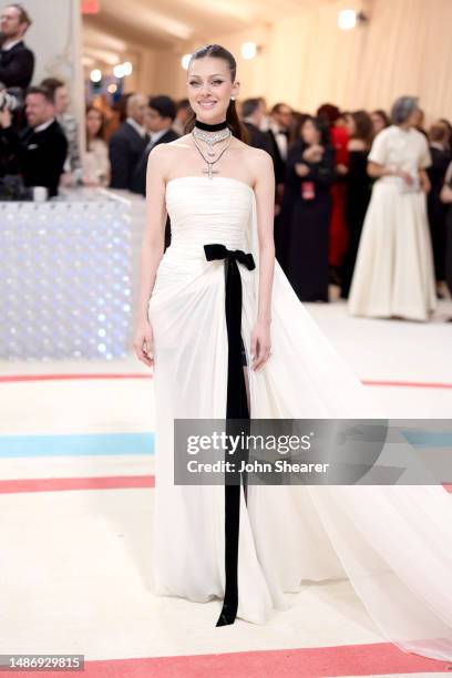 Nicola Peltz Beckham attends The 2023 Met Gala Celebrating "Karl Lagerfeld: A Line Of Beauty" at The Metropolitan Museum of Art on May 01, 2023 in...