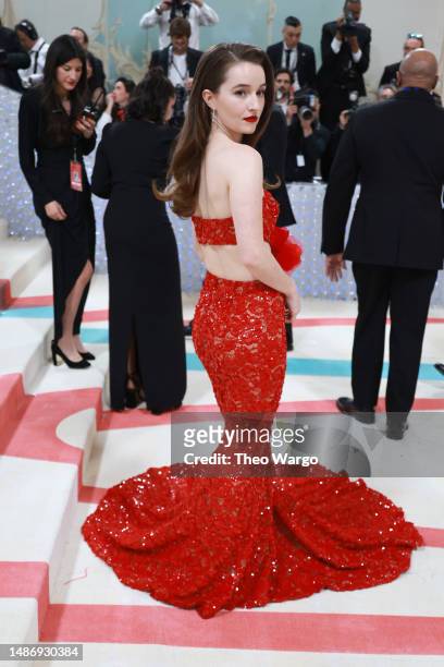 Kaitlyn Dever attends The 2023 Met Gala Celebrating "Karl Lagerfeld: A Line Of Beauty" at The Metropolitan Museum of Art on May 01, 2023 in New York...