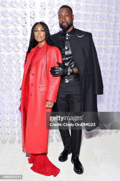 Gabrielle Union and Dwyane Wade attend The 2023 Met Gala Celebrating "Karl Lagerfeld: A Line Of Beauty" at The Metropolitan Museum of Art on May 01,...