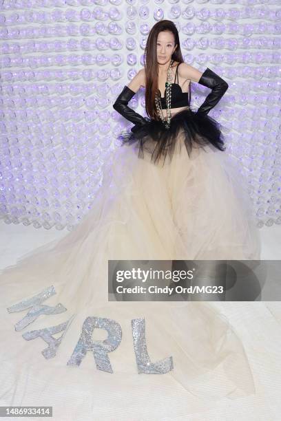 Vera Wang attends The 2023 Met Gala Celebrating "Karl Lagerfeld: A Line Of Beauty" at The Metropolitan Museum of Art on May 01, 2023 in New York City.