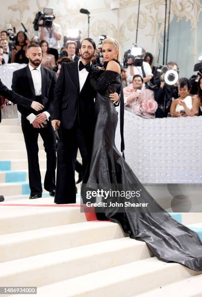 Marc Jacobs and Paris Hilton attend The 2023 Met Gala Celebrating "Karl Lagerfeld: A Line Of Beauty" at The Metropolitan Museum of Art on May 01,...