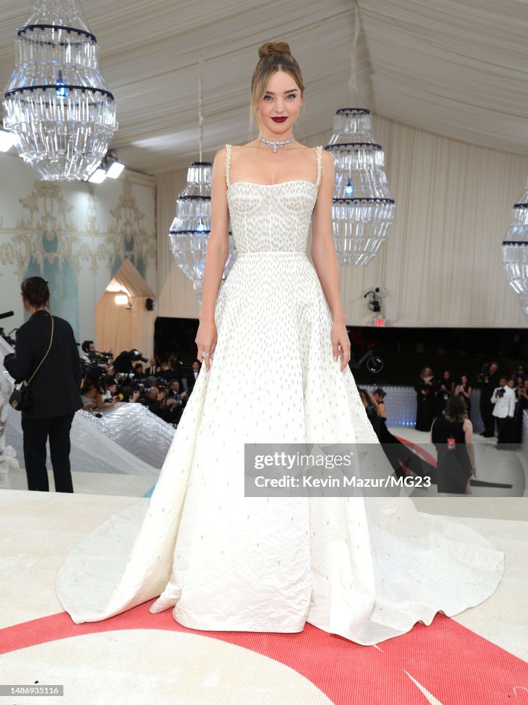 The 2023 Met Gala Celebrating "Karl Lagerfeld: A Line Of Beauty" - Red Carpet