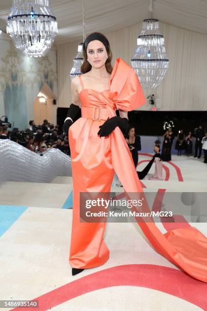 Allison Williams attends The 2023 Met Gala Celebrating "Karl Lagerfeld: A Line Of Beauty" at The Metropolitan Museum of Art on May 01, 2023 in New...