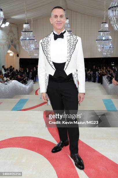 Jeremy Scott attends The 2023 Met Gala Celebrating "Karl Lagerfeld: A Line Of Beauty" at The Metropolitan Museum of Art on May 01, 2023 in New York...