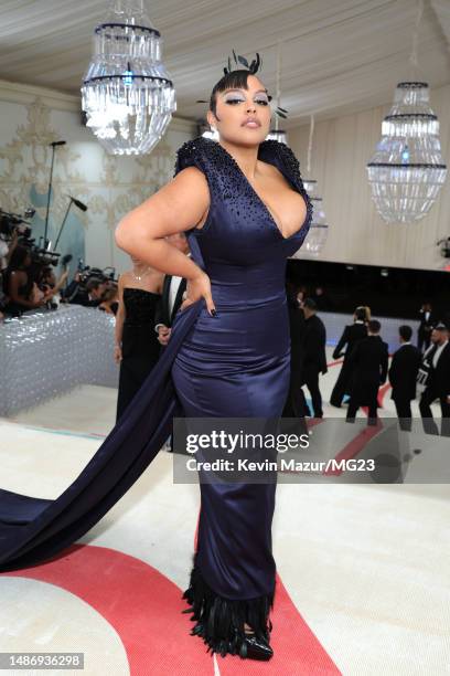 Paloma Elsesser attends The 2023 Met Gala Celebrating "Karl Lagerfeld: A Line Of Beauty" at The Metropolitan Museum of Art on May 01, 2023 in New...