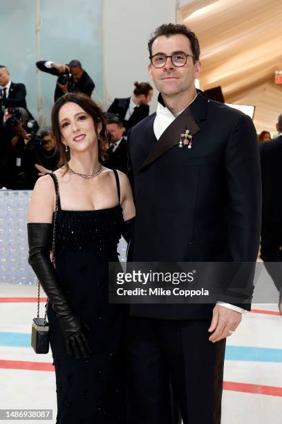 Monica Mosseri and Adam Mosseri attend The 2023 Met Gala Celebrating "Karl Lagerfeld: A Line Of Beauty" at The Metropolitan Museum of Art on May 01,...